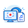 If you've recorded your screen but only need the sound, you can extract the audio and save it as an MP3. This can be useful for screen-recorded presentations, demonstrations, music, social content and other recordings where the visuals are no longer needed.